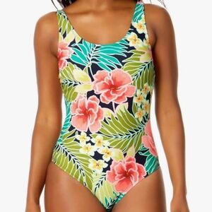 Hurley One Piece UPF 50+ Tropical Floral Print NWT Swimsuit